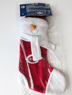 NEW 2007 Cincinnati Reds 21" Plush Snowman Christmas Stocking – MLB Official